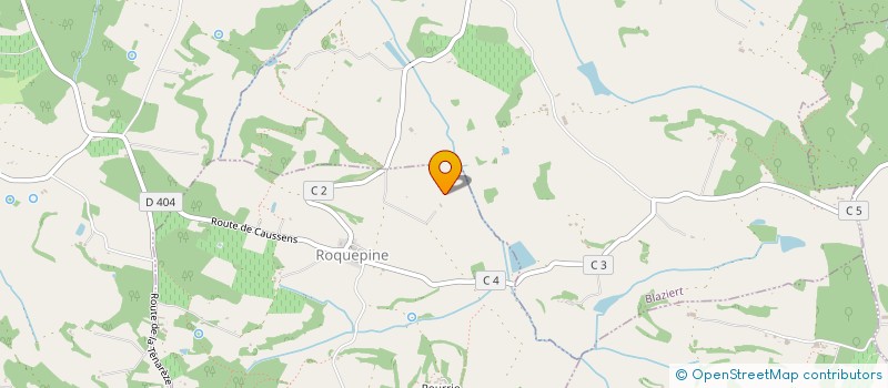 localisation de l'entreprise GFA LA BRANETTE  CASSAIGNE