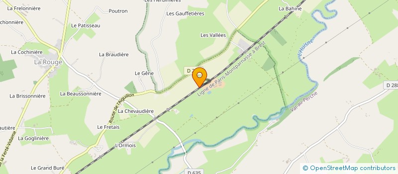 localisation de l'entreprise GFA LA BRAUDIERE à VAL-AU-PERCHE