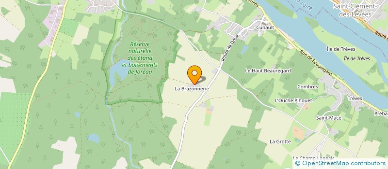 localisation de l'entreprise GFA LA BRAZONNERIE  CHOLET