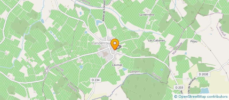 localisation de l'entreprise GFA LA BRUGUETTE  LANDERROUAT