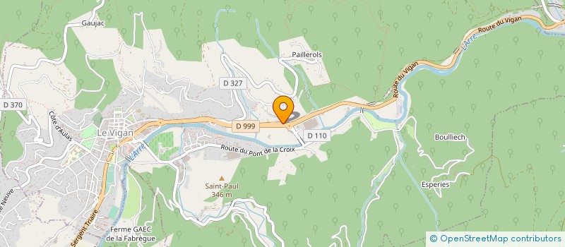 localisation de l'entreprise GFA LA CAILLE DES CEVENNES à LE VIGAN