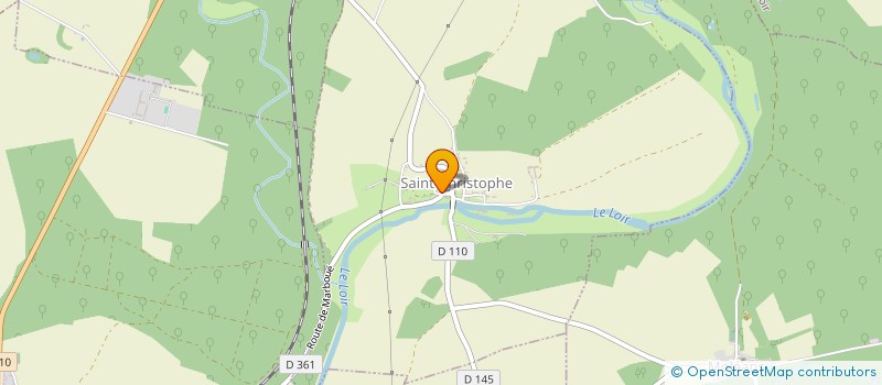 localisation de l'entreprise GFA LA CAMUSIERE à SAINT-CHRISTOPHE