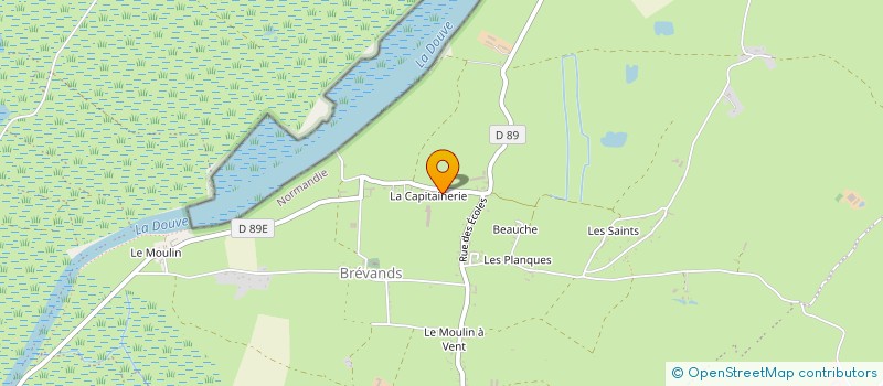localisation de l'entreprise GFA LA CAPITAINERIE à CARENTAN-LES-MARAIS