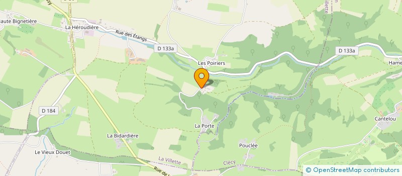 localisation de l'entreprise GFA LA CHALLERIE  LA VILLETTE