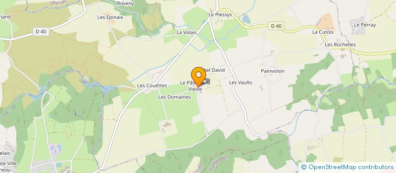 localisation de l'entreprise GFA LA CHAPELLE DES 3 MONTS  MONTERFIL