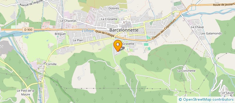 localisation de l'entreprise GFA LA CHARRIERE D ENCHASTRAYES  ENCHASTRAYES