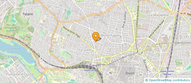 localisation de l'entreprise GFA LA CHASSAGNE à DIJON