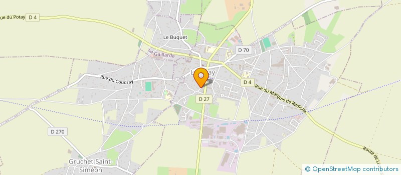 localisation de l'entreprise GFA LA CHATAIGNERAIE  LUNERAY