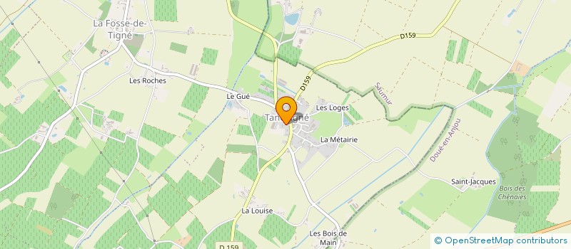 localisation de l'entreprise GFA LA CHENELLE à LYS-HAUT-LAYON