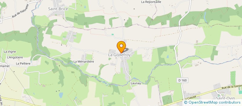 localisation de l'entreprise GFA LA CHEVELIERE à LA GODEFROY