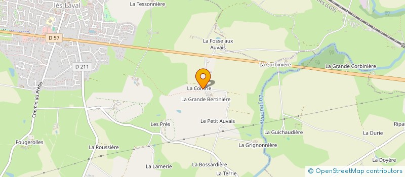 localisation de l'entreprise GFA LA CONTRIE  BONCHAMP LES LAVAL