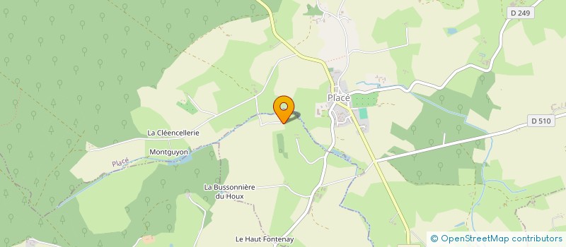 localisation de l'entreprise GFA LA COUPELIERE  LA BIGOTTIERE