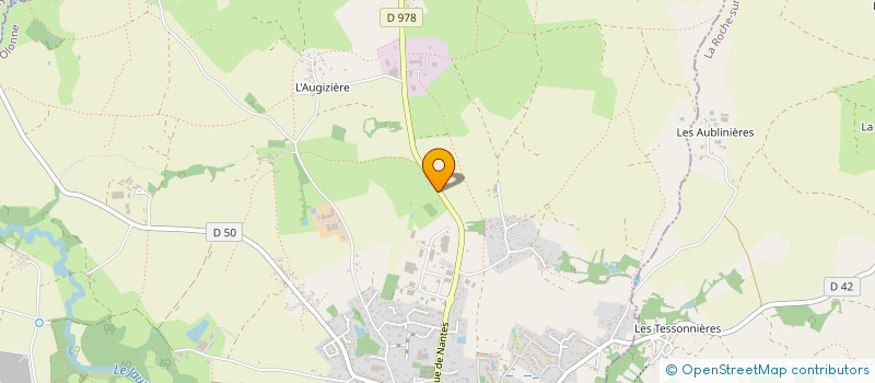 localisation de l'entreprise GFA LA COURTIERE  BEAULIEU-SOUS-LA-ROCHE