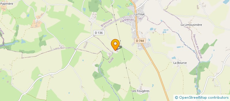 localisation de l'entreprise GFA LA CRETINIERE  SAINT-PAUL-EN-GATINE