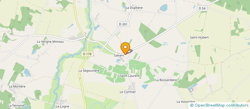 localisation de l'entreprise GFA LA CROIX  LEGE