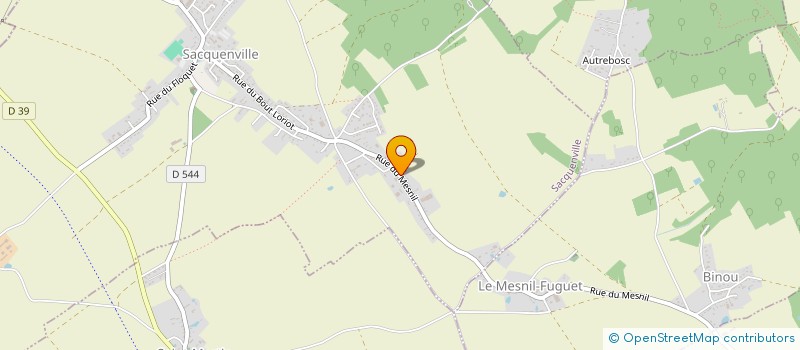 localisation de l'entreprise GFA LA CROIX BAYEUX  SACQUENVILLE