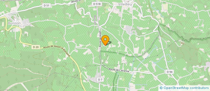 localisation de l'entreprise GFA LA CROIX DE GRANIER  VILLEDIEU