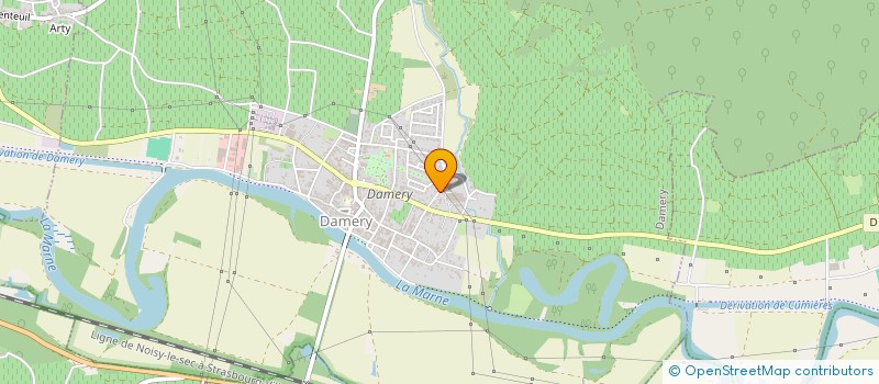 localisation de l'entreprise GFA LA CROIX DE LA CONTERIE  DAMERY