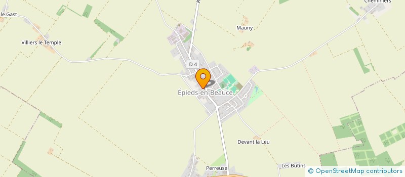 localisation de l'entreprise GFA LA CROIX DE PRESSAILLES  EPIEDS-EN-BEAUCE
