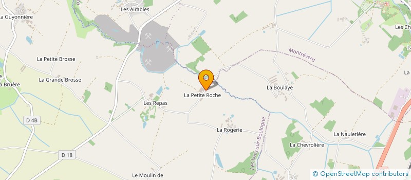 localisation de l'entreprise GFA LA CROIX VERTE  LES LUCS-SUR-BOULOGNE