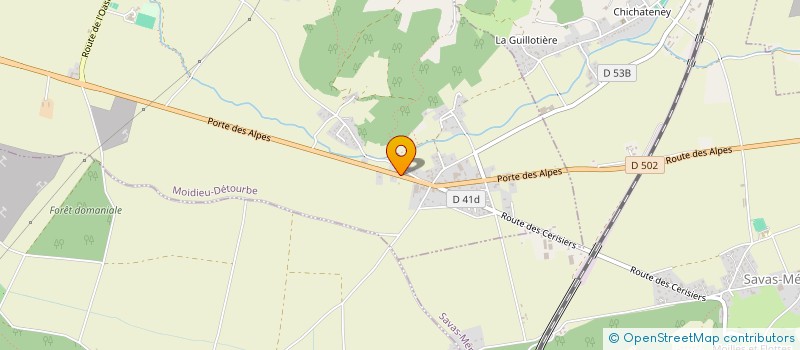 localisation de l'entreprise GFA LA DETOURBE  MOIDIEU-DETOURBE