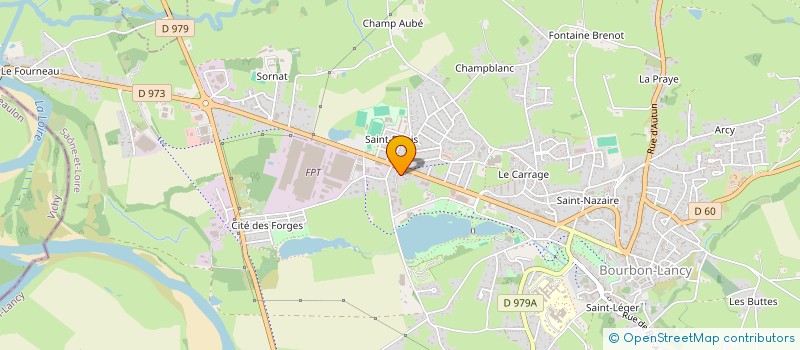 localisation de l'entreprise GFA LA FAYETTE  BOURBON LANCY