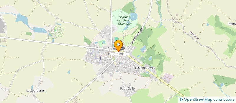 localisation de l'entreprise GFA LA FELICIERE  SAINT-JULIEN-DES-LANDES