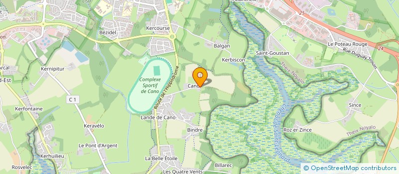 localisation de l'entreprise GFA LA FERME DE CANO  SENE