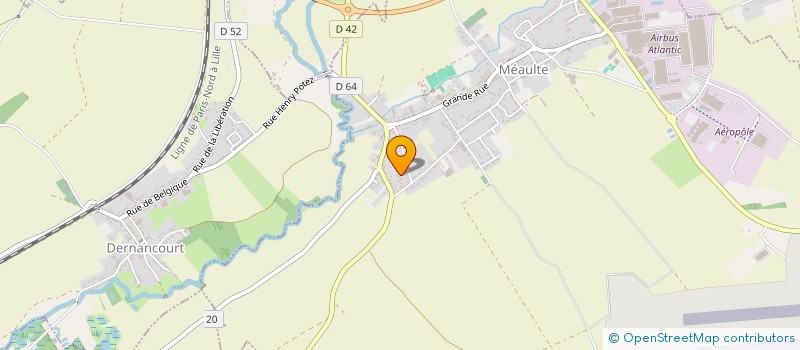 localisation de l'entreprise GFA LA FERME DE CHOQUE  CONTALMAISON