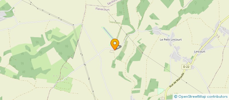 localisation de l'entreprise GFA LA FERME DE LA LOGE  FLAVACOURT