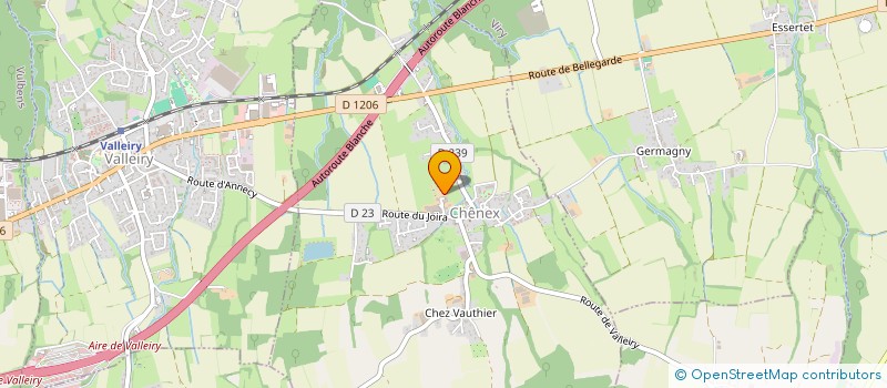 localisation de l'entreprise GFA LA FERME DES ELIEUDES  CHENEX