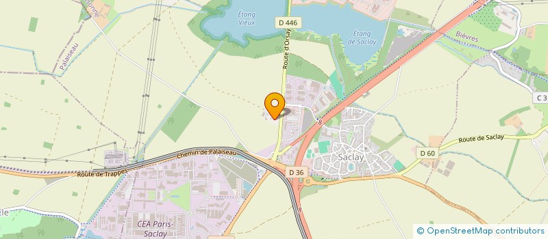 localisation de l'entreprise GFA LA FERME DU POIRIER BRULE  SACLAY