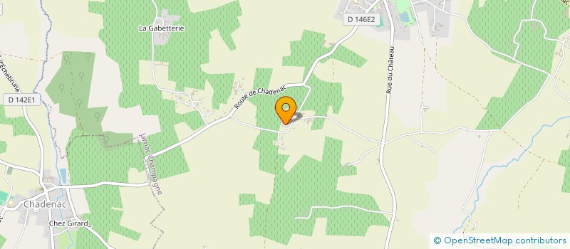 localisation de l'entreprise GFA LA FEUILLARDE  JARNAC-CHAMPAGNE