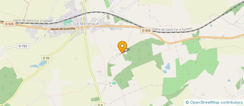 localisation de l'entreprise GFA LA FORTUNE à LE MERLERAULT