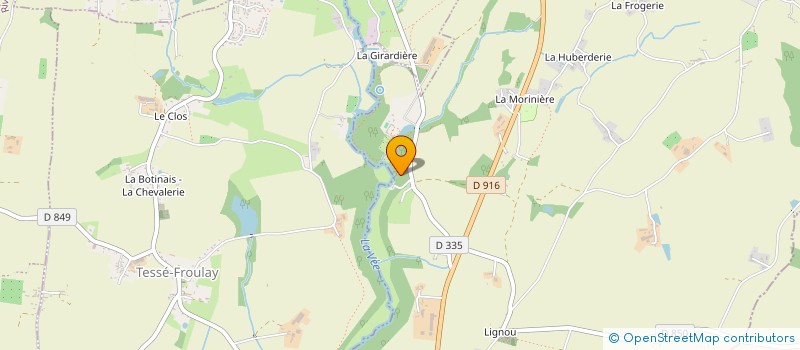 localisation de l'entreprise GFA LA FOSSE à JUVIGNY VAL D'ANDAINE
