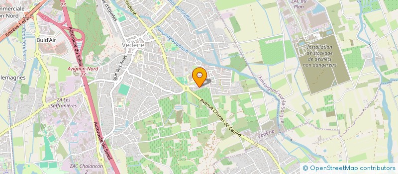 localisation de l'entreprise GFA LA FRANCE  VEDENE