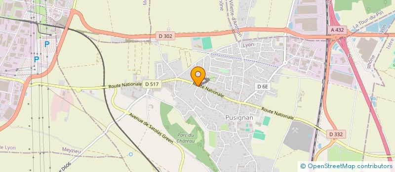 localisation de l'entreprise GFA LA GAITE à PUSIGNAN