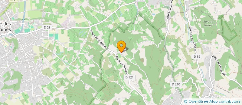 localisation de l'entreprise GFA LA GIRIDE  LA ROQUE-SUR-PERNES