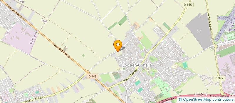 localisation de l'entreprise GFA LA GOHELLE  LOOS-EN-GOHELLE