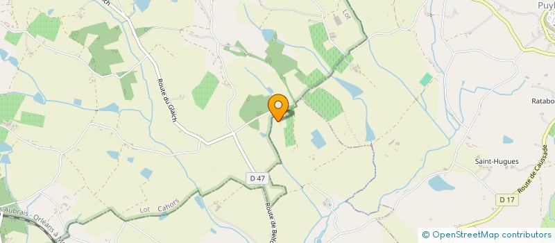 localisation de l'entreprise GFA LA GRANGE AUX VIGNES  LAVAURETTE