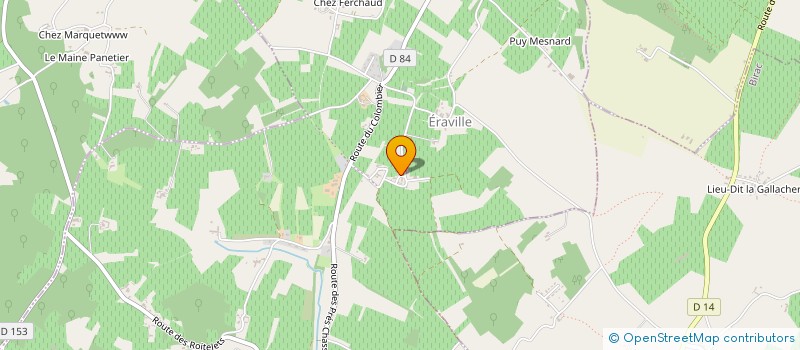 localisation de l'entreprise GFA LA GRANGE NEUVE à BONNEUIL