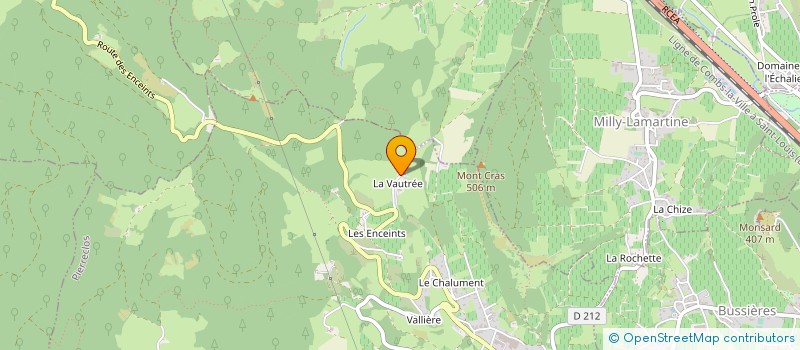 localisation de l'entreprise GFA LA GREFFIERE à ROCHE-VINEUSE (LA)