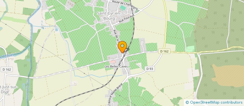 localisation de l'entreprise GFA LA GREZILLE  BELLEVIGNE-LES-CHATEAUX