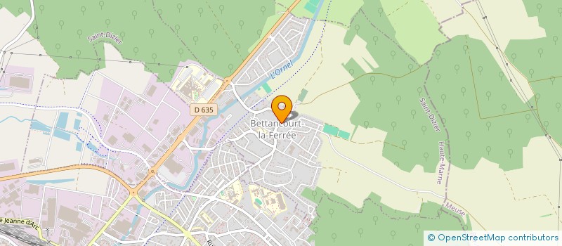 localisation de l'entreprise GFA LA HAIE à BETTANCOURT-LA-FERREE