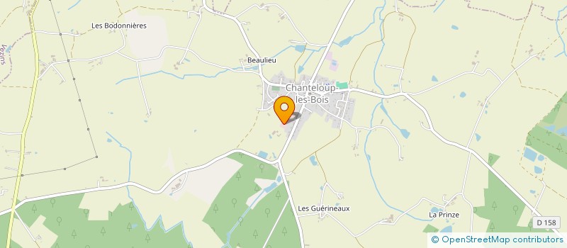 localisation de l'entreprise GFA LA HAUTE MONCELLIERE  NUAILLE