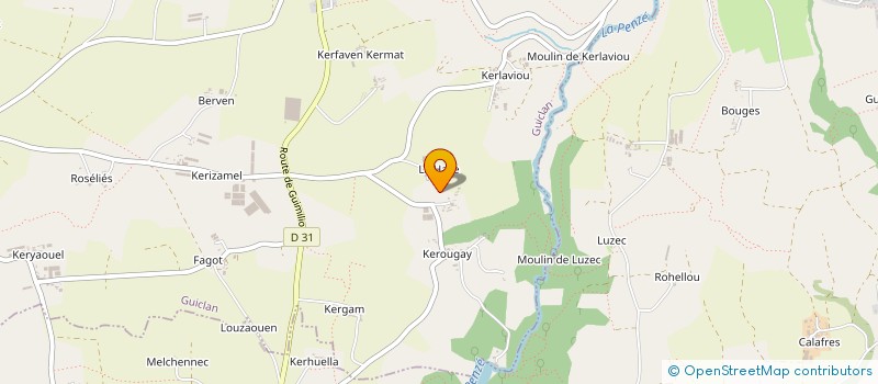 localisation de l'entreprise GFA LA HAYE  GUICLAN