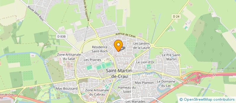 localisation de l'entreprise GFA LA JUMENTERIE DU VILLAGE à SAINT MARTIN DE CRAU