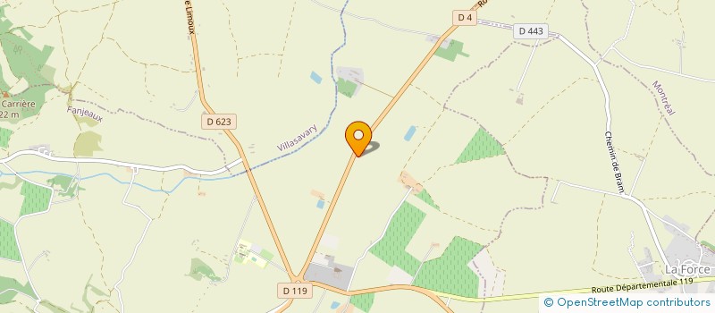 localisation de l'entreprise GFA LA LEUDE  FANJEAUX