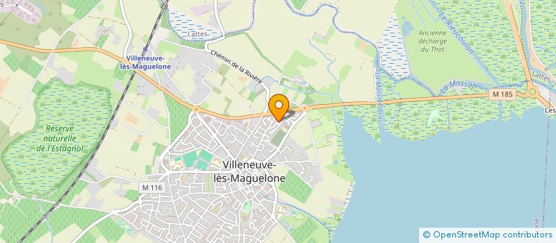 localisation de l'entreprise GFA LA LOUN  VILLENEUVE-LES-MAGUELONE