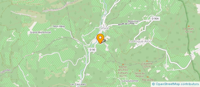 localisation de l'entreprise GFA LA MARTINELLE  LAFARE